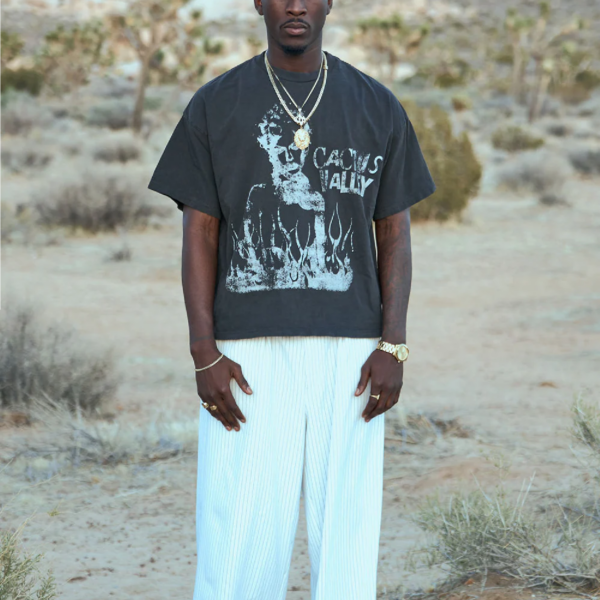 Cactus Lady Tee Black (1)