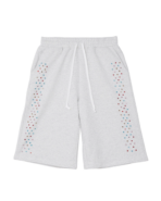 Crystal Cactus Sweat Shorts Grey