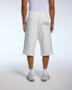 Crystal Cactus Sweat Shorts Grey (3)