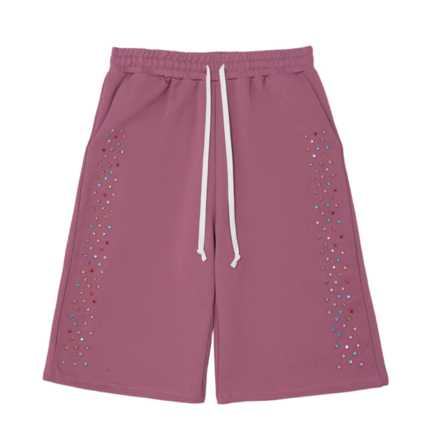 Crystal Cactus Sweat Shorts Grey (5)