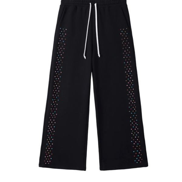 Crystal Cactus Sweats Black
